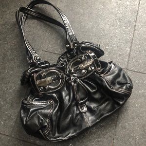 1HOUR SALE!!! Kathy Van Zeeland Black Leather Bag
